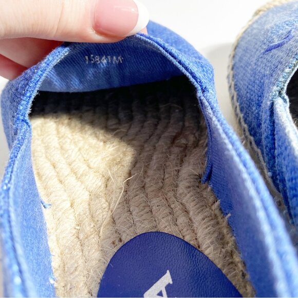 NWT Prada Linen Espadrilles Blue size 37 - Picture 6 of 10
